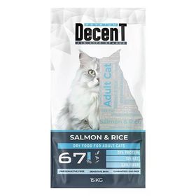 Decent Sensitive Cat 15 kg Somonlu Ve Pirinçli Yetişkin Kedi Maması