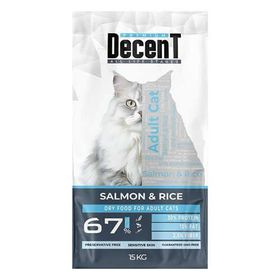 Decent Sensitive Cat 15 kg Somonlu Ve Pirinçli Yetişkin Kedi Maması