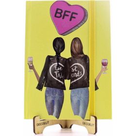 Deco Elit Lastikli Noktalı Sert Kapak Best Friend Defter