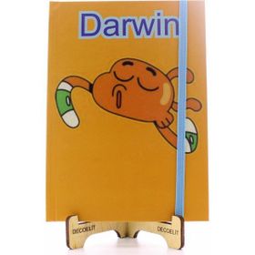 Deco Elit Lastikli Noktalı Sert Kapak Darwin ve Gumball Defter