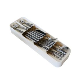 Decobella 5 Bölmeli Gri Çekmece Kaşıklık
