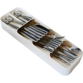 Decobella 5 Bölmeli Gri Çekmece Kaşıklık