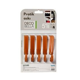 Decobella Kapı Arkası 5'li Pratik Askı