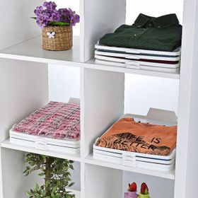 Decobella Organizer 5 Adet Plastik Gömlek+Elbise+Dolap+T-Shirt Düzenleyici