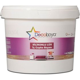 Decoboya DEC119 Silikonlu Lüx Silinebilir Mat 3 kg Kırık beyaz İç Cephe Duvar Boyası