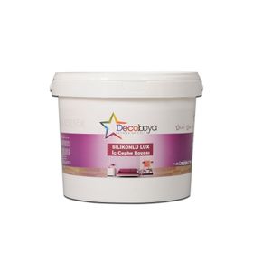 Decoboya Silikonlu Lüx Silinebilir Mat 3 kg Siyah İç Cephe Duvar Boyası