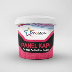 Decoboya Su Bazlı 1 kg Siyah Panel Kapı Boyası