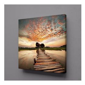 Decobritish İskele 70x70 cm Kanvas Tablo