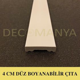 Decomanya 4 cm Boyanabilir Duvar Çıtası