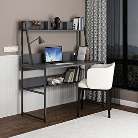 Deconode Majestic 90 cm Antrasit Çocuk Çalışma Masası