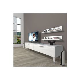 Decoraktiv Beyaz Siyah Eko 140 Slm Dvd Silver Tv Ünitesi