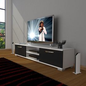 Decoraktiv Beyaz Siyah Eko 140 Slm Dvd Tv Ünitesi