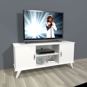 Decoraktiv Eko 120 SLM Retro Ceviz Beyaz Tv Ünitesi
