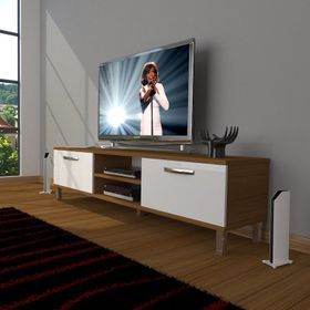 Decoraktiv Eko 140 Slm DVD Krom Ayak Tv Ünitesi