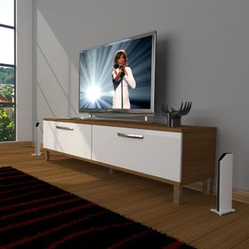 Decoraktiv Eko 140 Slm DVD Krom Ayak Tv Ünitesi