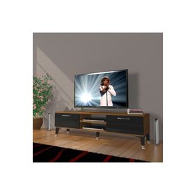 Decoraktiv Eko 140 Slm Dvd Silver Ceviz Siyah Tv Ünitesi