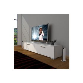 Decoraktiv Eko 140 Slm Std Parlak Beyaz Tv Ünitesi