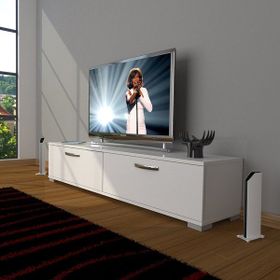 Decoraktiv Eko 140 Slm Std Parlak Beyaz Tv Ünitesi
