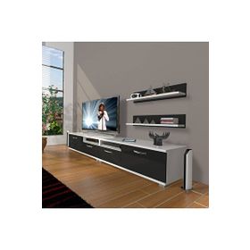 Decoraktiv Eko 220R SLM Siyah Beyaz Tv Ünitesi