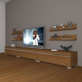Decoraktiv Eko 270R Mdf Naturel Ceviz Tv Ünitesi