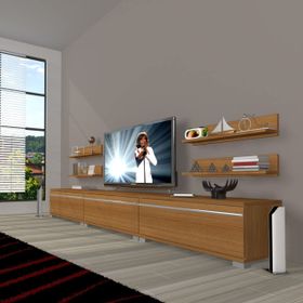 Decoraktiv Eko 270R Mdf Naturel Ceviz Tv Ünitesi