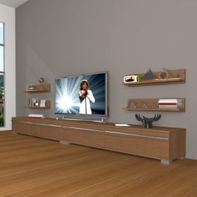 Decoraktiv Eko 360R Mdf Naturel Ceviz Tv Ünitesi