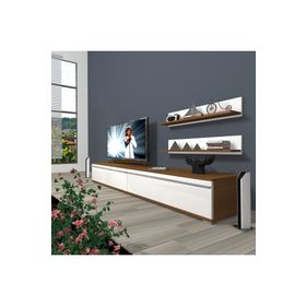 Decoraktiv Eko 4 Mdf Ceviz Beyaz Std Tv Ünitesi