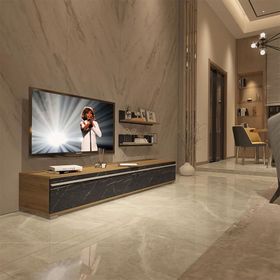 Decoraktiv EKO 4 MDF STD Pera Siyah Mermer TV Ünitesi