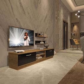 Decoraktiv EKO 4B Mdf Dvd Pera Siyah Tv Ünitesi