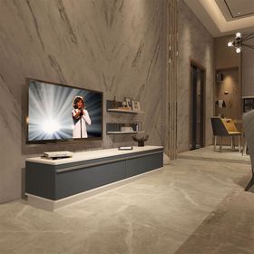 Decoraktiv EKO 4B Mdf Std Beyaz Antrasit Tv Ünitesi
