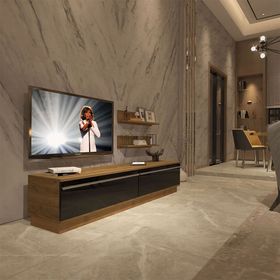 Decoraktiv EKO 4B Mdf Std Pera Siyah Tv Ünitesi