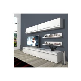 Decoraktiv Eko 5 Mdf Parlak Beyaz Std Tv Ünitesi