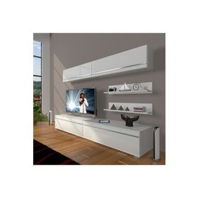 Decoraktiv Eko 5 Mdf Parlak Beyaz Std Tv Ünitesi