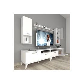 Decoraktiv Eko 5200DA Parlak Beyaz Slm Tv Ünitesi