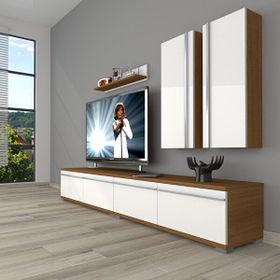 Decoraktiv Eko 5200T Mdf Beyaz Ceviz Tv Sehpa Ünitesi