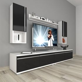 Decoraktiv Eko 5220TA Beyaz Siyah TV Ünitesi