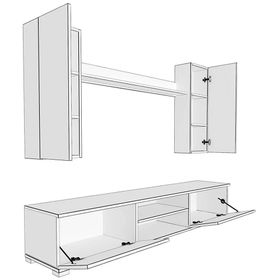 Decoraktiv Eko 5D Tv Ünitesi