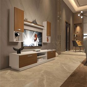 Decoraktiv EKO 5DAB Mdf Dvd Beyaz Ceviz Tv Ünitesi