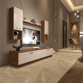 Decoraktiv EKO 5DAB Mdf Std Beyaz Ceviz Tv Ünitesi