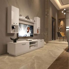 Decoraktiv EKO 5DAB Slm Dvd Parlak Beyaz Tv Ünitesi