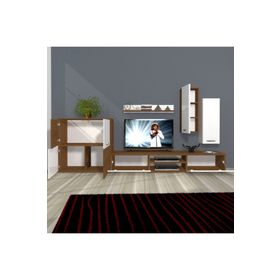 Decoraktiv Eko 6 SLM DVD Beyaz Siyah Tv Ünitesi