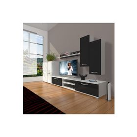 Decoraktiv Eko 6 SLM DVD Beyaz Siyah Tv Ünitesi