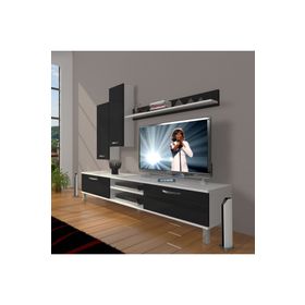 Decoraktiv Eko 7 SLM DVD Beyaz Siyah Tv Ünitesi