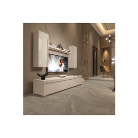Decoraktiv Eko 7 SLM STD Parlak Beyaz Tv Ünitesi