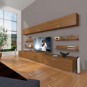 Decoraktiv Eko 8Y SLM Naturel Ceviz Tv Ünitesi