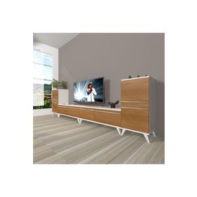 Decoraktiv Eko 9220T Beyaz Ceviz Mdf Tv Ünitesi