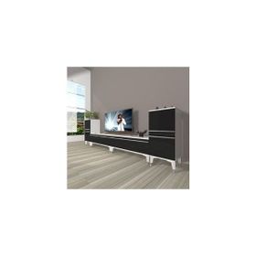 Decoraktiv EKO 9220T MDF Silver Beyaz Siyah TV Sehpa Ünitesi