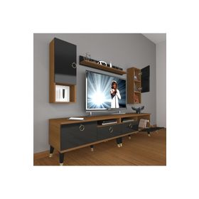 Decoraktiv Eko Ceviz Siyah 5220DA Tv Ünitesi