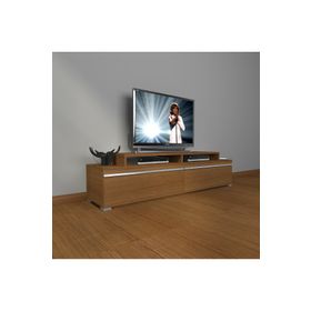 Decoraktiv Ekoflex 4 Ceviz Beyaz Mdf Tv Ünitesi
