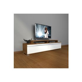 Decoraktiv Ekoflex 4 Ceviz Beyaz Mdf Tv Ünitesi